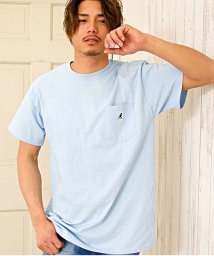 SB Select(エスビーセレクト)/KANGOL【カンゴール】別注ワンポイントクルーネック半袖Tシャツ/ライトブルー