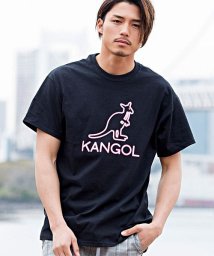 SB Select(エスビーセレクト)/KANGOL【カンゴール】別注フロントプリントクルーネック半袖Tシャツ/ブラック