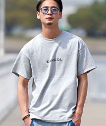 SB Select(エスビーセレクト)/KANGOL【カンゴール】フロントロゴプリントクルーネック半袖Tシャツ/グレー
