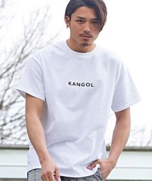 SB Select(エスビーセレクト)/KANGOL【カンゴール】フロントロゴプリントクルーネック半袖Tシャツ/ホワイト