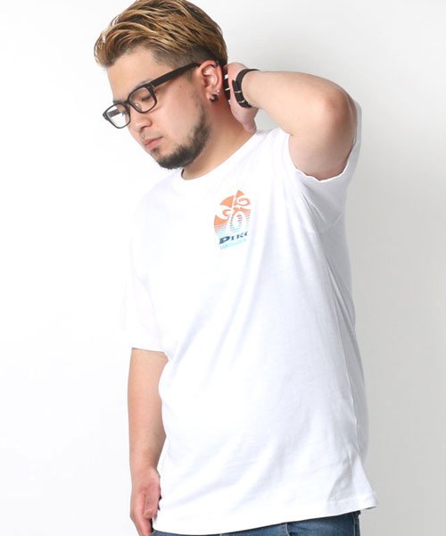 MARUKAWA(大きいサイズのマルカワ)/【PIKO】 大きいサイズ メンズ ピコ プリント 半袖 Tシャツ サーフ ブランド/ホワイト