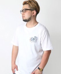 MARUKAWA(大きいサイズのマルカワ)/【PIKO】 大きいサイズ メンズ ピコ プリント 半袖 Tシャツ サーフ ブランド/ホワイト