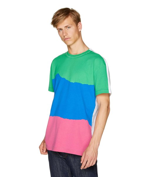 BENETTON (mens)(ベネトン（メンズ）)/FABRICAカラー半袖Tシャツ・カットソー/マルチ