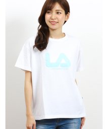 on the day(オンザデイ)/フィラ/FILA コットン クルーネック半袖Ｔシャツ/ホワイト