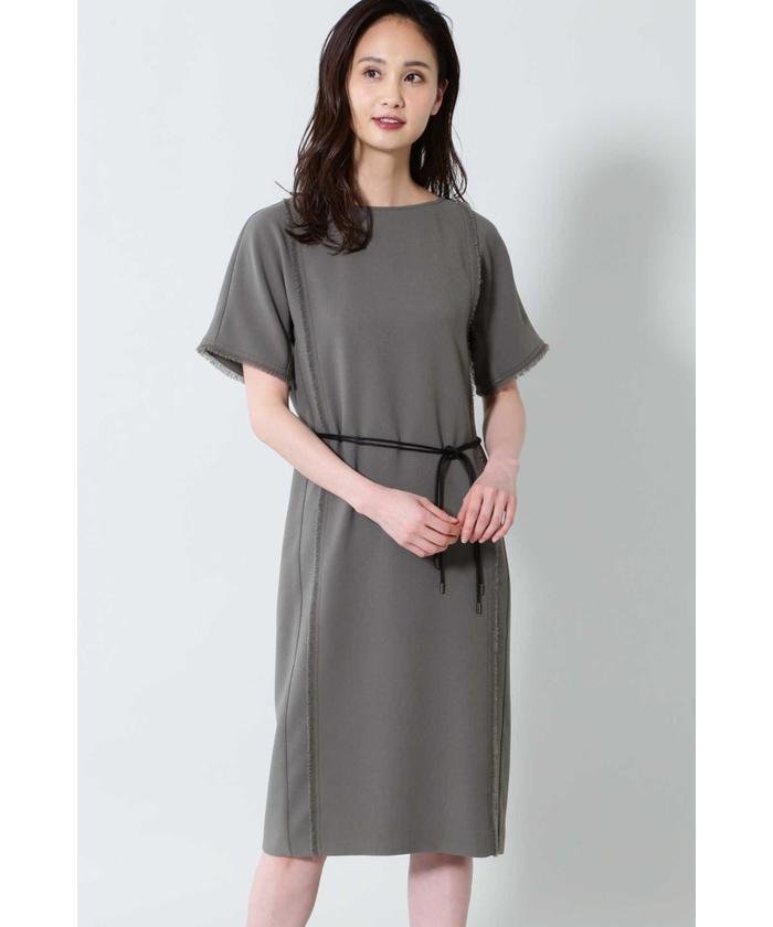 セール B Ability ベルト付フリンジワンピース ボッシュ Bosch Magaseek