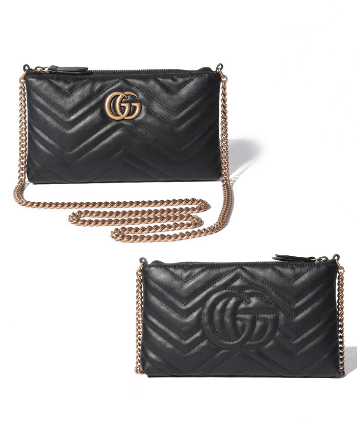 GUCCI】チェーンショルダー / GG MARMONT 【NERO】(502278172 ...