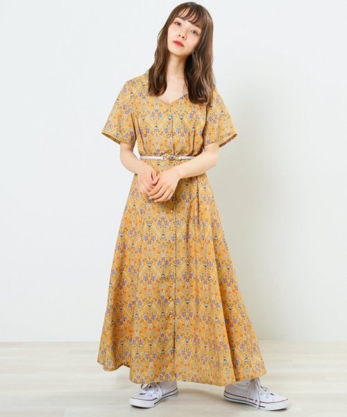 セール エスニックウォール柄ワンピース レイカズン Ray Cassin Magaseek