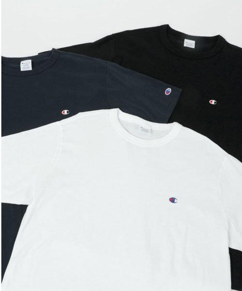 Champion 大きいサイズ メンズ チャンピオン 半袖 Tシャツ ワンポイント 刺繍 ブランド 大きいサイズのマルカワ Marukawa Magaseek