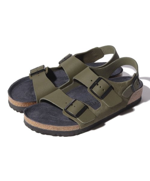 BIRKENSTOCK(ビルケンシュトック)/【BIRKENSTOCK】ミラノ NL/VL (普通幅タイプ)/カーキ