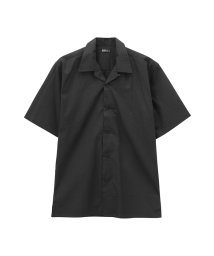 MAC HOUSE(men)(マックハウス（メンズ）)/Real Standard オープンカラーシャツ PM193－MF105/ブラック