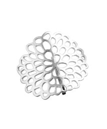 cream dot(クリームドット)/透かし＆水引モチーフの3TYPEメタルポニーフック/シルバー