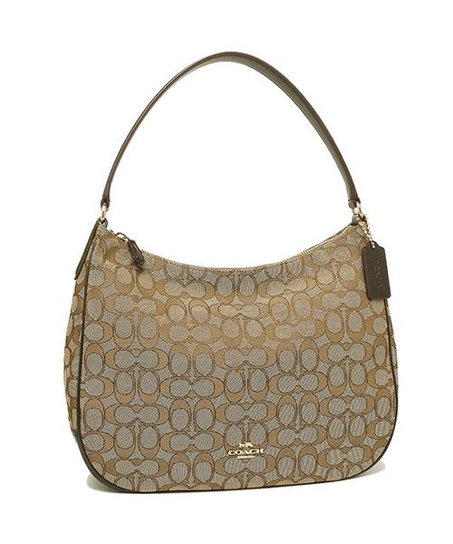 COACH(コーチ)/コーチ バッグ アウトレット COACH F29959 シグネチャー ジャカード ジップ ショルダーバッグ レディース ショルダーバッグ/ブラウン