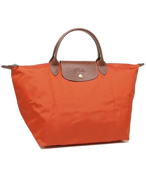 Longchamp(ロンシャン)/ロンシャン バッグ LONGCHAMP 1623 089 プリアージュ LE PLIAGE TOP HANDLE BAG M レディース ハンドバッグ 無地/オレンジ