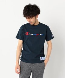 GLOSTER(GLOSTER)/【CHAMPION/チャンピオン】ロゴ刺繍Tシャツ C3－H371/ネイビー