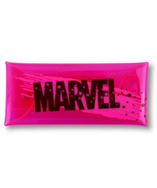 マーベル ポーチ 小物入れ 化粧ポーチ クリアマルチケース Lサイズ 透明 クリア Pvc ブランド キャラクター おしゃれ かわいい 可愛い シンプル 人気 ランナー Runner Magaseek