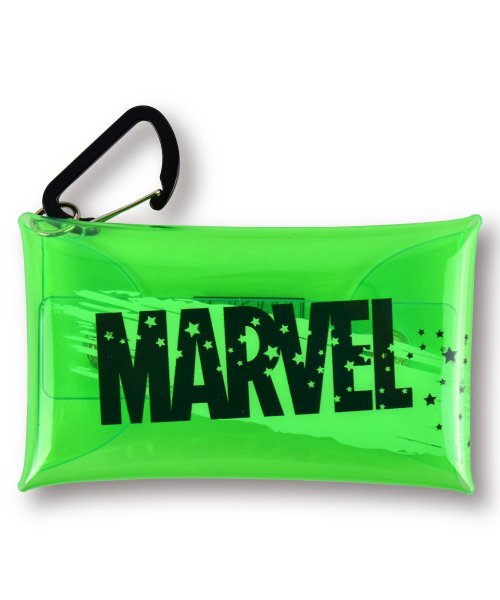 マーベル キーケース スマート キー 小物入れ クリアマルチケース Sサイズ フック付き 透明 クリアpvc キャラクター おしゃれ かわいい 可愛い シンプル ランナー Runner Magaseek