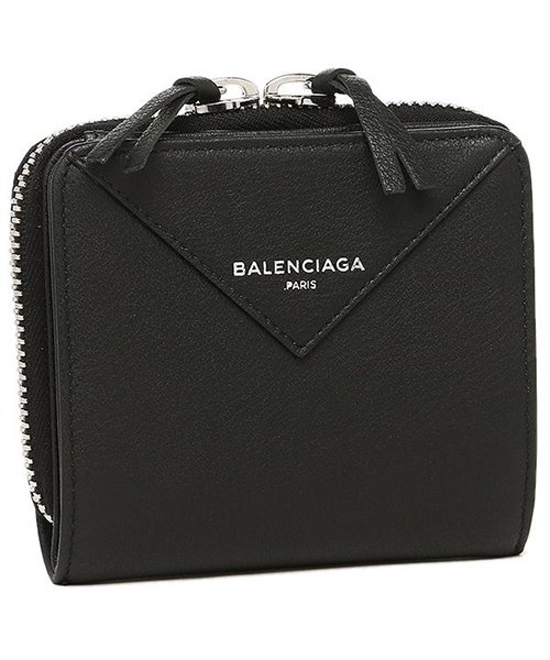 BALENCIAGA(バレンシアガ)/バレンシアガ 折財布 BALENCIAGA 371662 DLQ0N 1000 ブラック/ブラック