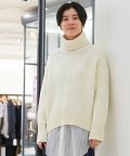 GALERIE VIE/ファインウール ハイネックプルオーバー/502358167
