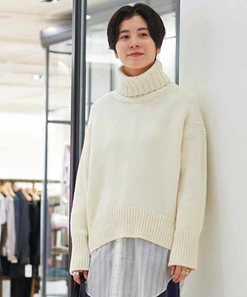 ファインウール ハイネックプルオーバー Galerie Vie Galerie Vie Magaseek