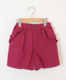 a.v.v(KID'S)(アー・ヴェ・ヴェキッズ)/[100－130]フリルポケットキッズキュロットパンツ[WEB限定サイズ]/ピンク