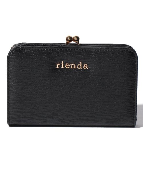 rienda(BAG)(リエンダ（バッグ）)/【rienda】BASIC SLG MINI ROUND WALLET/BK