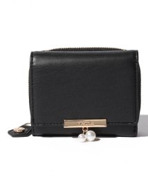 rienda(BAG)(リエンダ（バッグ）)/【rienda】PEARL THREE FOLD FLAP WALLET/BK