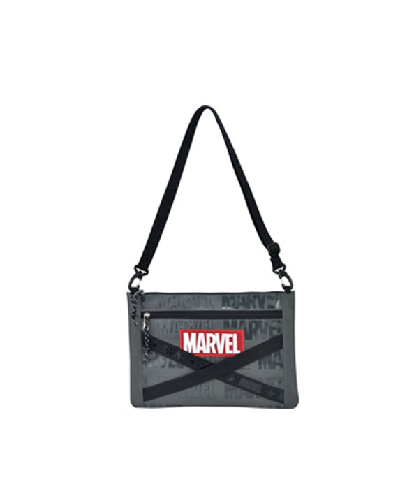 Marvel マーベル ロゴシリーズ サコッシュ ショルダーバッグ ランナー Runner Magaseek