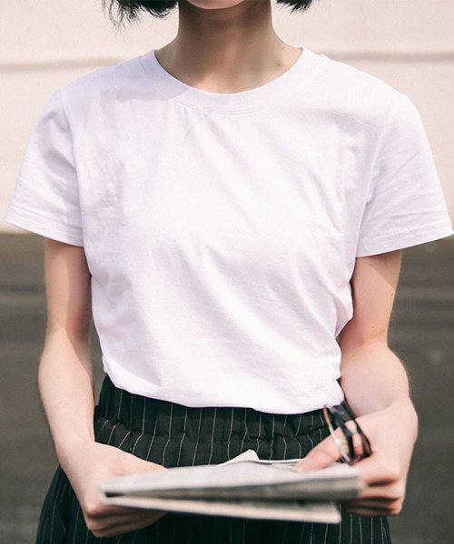 セール バックリボン トップス レディース 春 きれいめ Tシャツ 半袖 カットソー 無地 即納 ミニミニストア Miniministore Magaseek