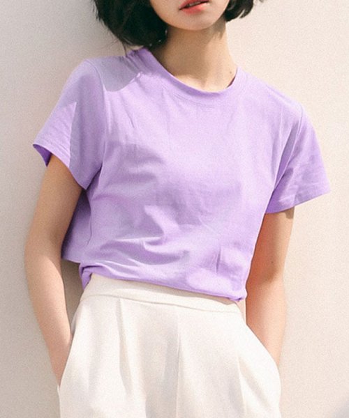 バックリボン トップス レディース 春 きれいめ Tシャツ 半袖 カットソー 無地 即納 502362916 ミニミニストア Miniministore Magaseek