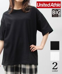 AMS SELECT(エーエムエスセレクト)/【United Athle/ユナイテッドアスレ】5.6オンスビッグシルエットTシャツ/ビッグT/ブラック