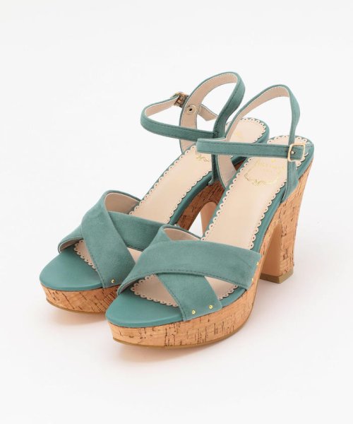 セール 美人百花6月号掲載 コルクヒールサンダル ミッシュマッシュ Misch Masch Magaseek
