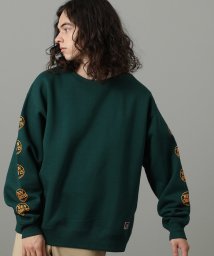 JUNRed(ジュンレッド)/【BEN DAVIS】 SLEEVE CREW/グリーン（30）