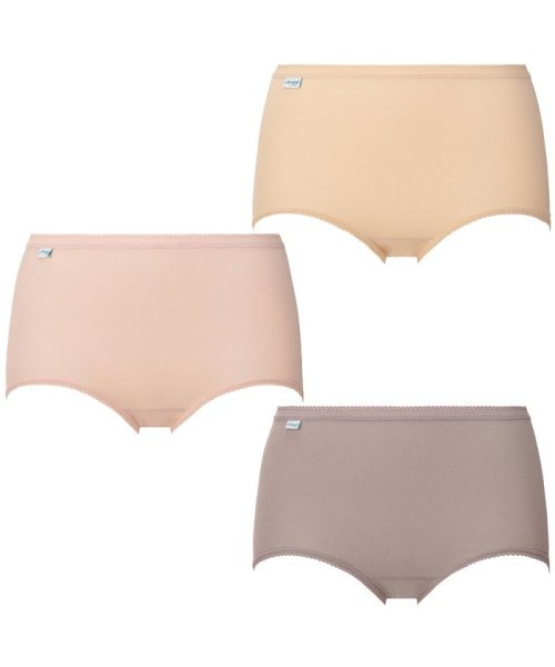 スロギー コットンはきこみ深めショーツ 3枚セット スロギー Sloggie Magaseek