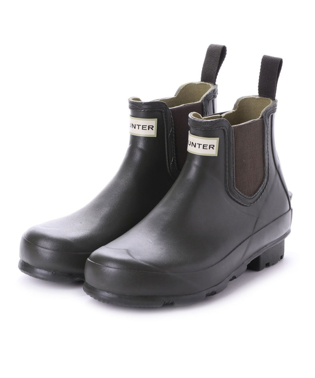 hunter norris printed chelsea boot