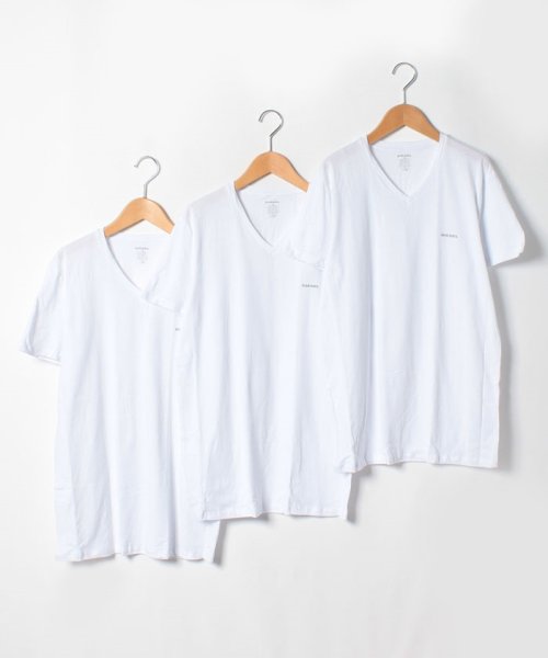 DIESEL(ディーゼル)/DIESEL(apparel) 00SPDM 0AALW 100 T－shirt 3 pack/ホワイト