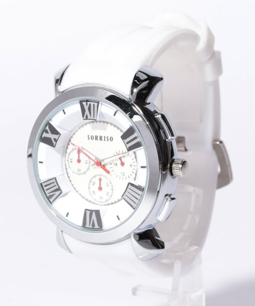 SP(エスピー)/【SORRISO】腕時計 SRHI15 メンズ腕時計/ホワイト系