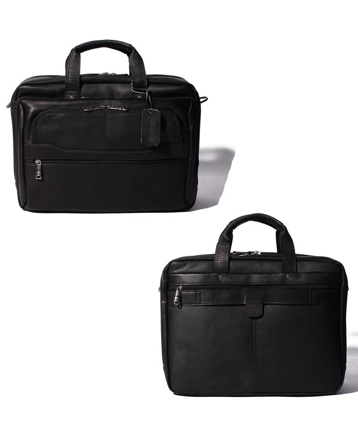 Samsonite Colombian Leather 2 Pocket Business Case Black One Size 