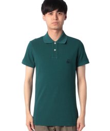 BENETTON (mens)(ベネトン（メンズ）)/スリムフィットロゴポロシャツ/ダークグリーン