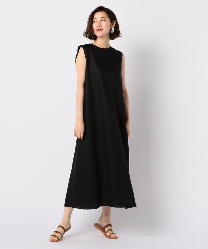 セール リネンバックタックワンピース ノーリーズ Nolley S Magaseek