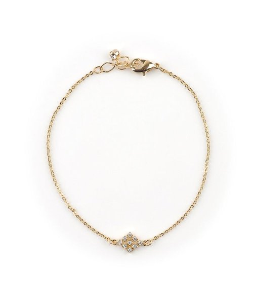 9つのビジューがささやかに煌く華奢なブレスレット クリームドット Cream Dot Magaseek