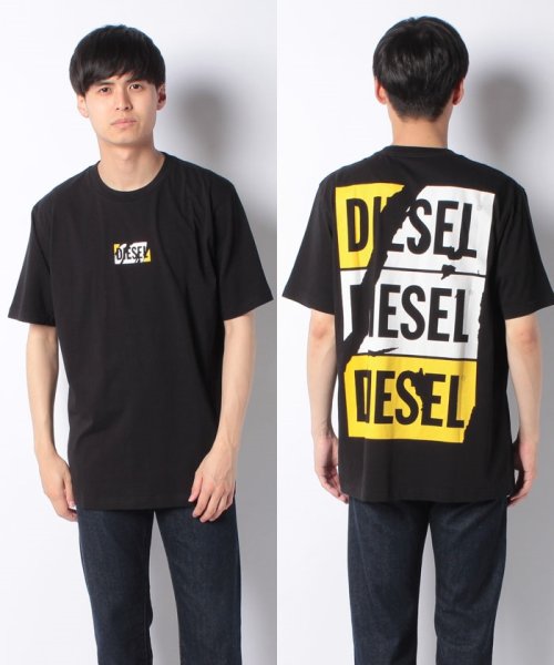 DIESEL(ディーゼル)/DIESEL(apparel) 00SDMQ 0EADQ 900 T－SHIRTS/ブラック系