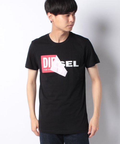 DIESEL(ディーゼル)/DIESEL(apparel) 00S02X 0091B 900 T－SHIRTS/ブラック系
