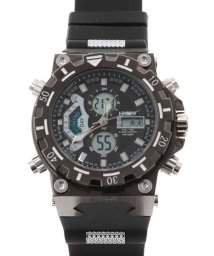 SP(エスピー)/【HPFS】アナデジ アナログ&デジタル腕時計 HPFS628 メンズ腕時計 デジアナ/ブラック×ブラック
