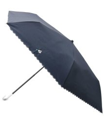 grove(グローブ)/becauseマリンモチーフミニ折りたたみ傘(晴雨兼用)/ネイビー（093）