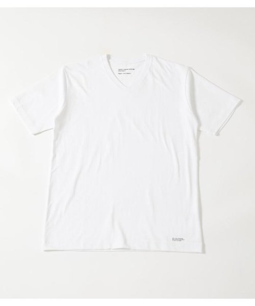 AZUL by moussy(アズールバイマウジー)/HEAVY WEIGHT V／N T－SHIRT/WHT