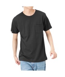 MAC HOUSE(men)(マックハウス（メンズ）)/Navy ネイビー オーガニックコットン クルーネックTシャツ MH/03489SS/ブラック