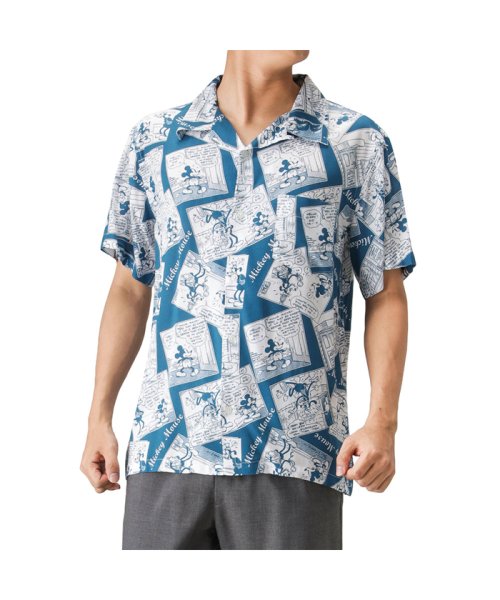 ディズニー ミッキー アロハシャツ マックハウス メンズ Mac House Men Magaseek