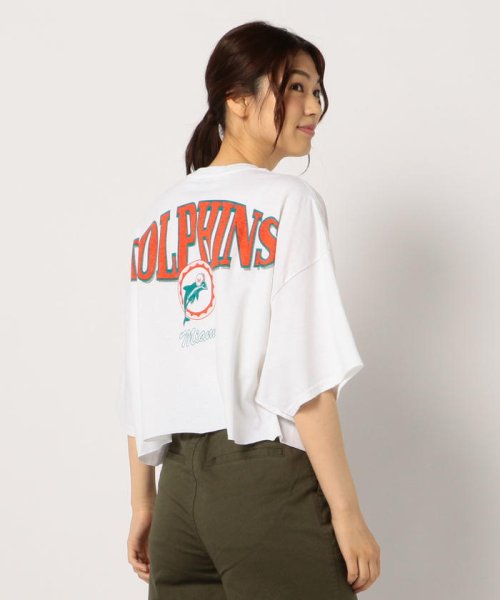 FREDY&GLOSTER(フレディアンドグロスター)/【GOOD ROCK SPEED/グッドロックスピード】NFL/DOLPHINS Tシャツ/オフホワイト