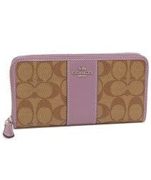 COACH(コーチ)/コーチ 財布 アウトレット COACH F54630 IMO5l アコーディオン ジップ ウォレット シグネチャー キャンバス レディース 長財布/カーキ/ジャスミン