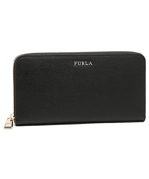 FURLA(フルラ)/フルラ 財布 FURLA PR82 B30 BABYLON XL ZIP AROUND バビロン レディース 長財布 無地/ONYX